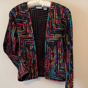 Chico's Vibrant Multicolor Women's Jacket